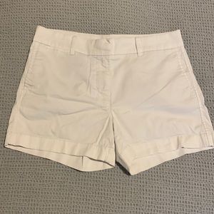 White J.Crew Chino Shorts